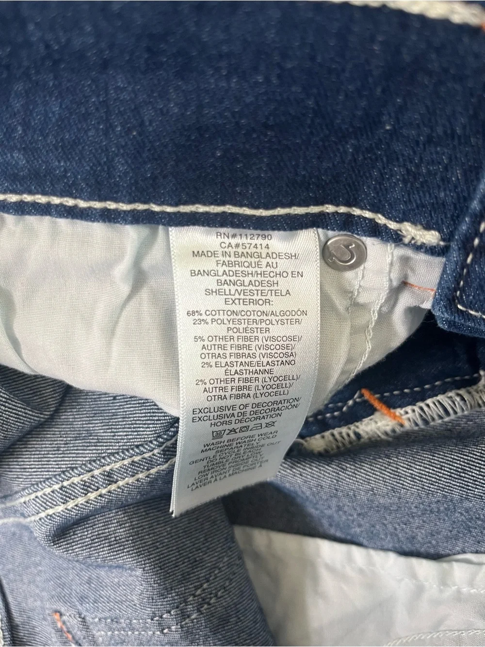 True Religion Ricky Relaxed Straight Denim Shorts Men's Size 30 Brand New